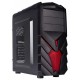 Black Lion PG1137 Midi-Tower Negro, Rojo